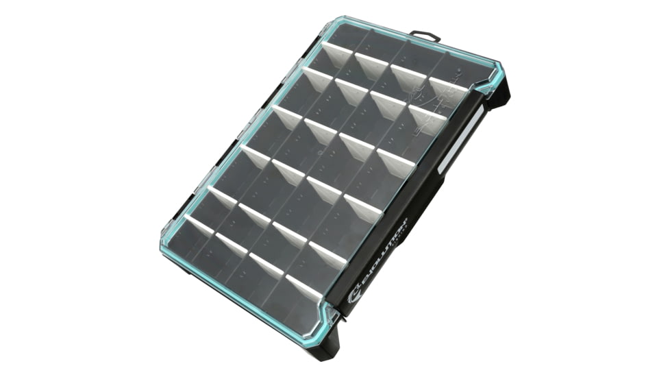 Evolution Outdoor Ballistix 3.7 Tray, Black clear, 3700 sz tackle tray, BLX37