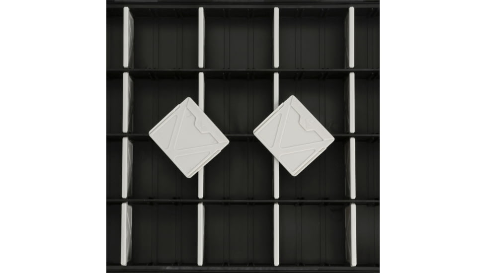 Evolution Outdoor Ballistix 3.7 Tray, Black clear, 3700 sz tackle tray, BLX37