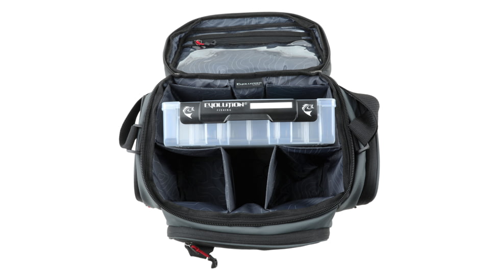 Evolution Outdoor Largemouth 3.0 3600 Tackle Bag, Grey, Medium, 34035-EV