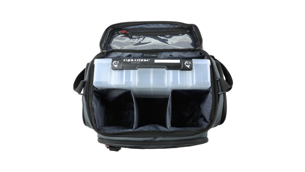 Evolution Outdoor Largemouth 3.0 3700 Tackle Bag, Grey, Large, 34036-EV