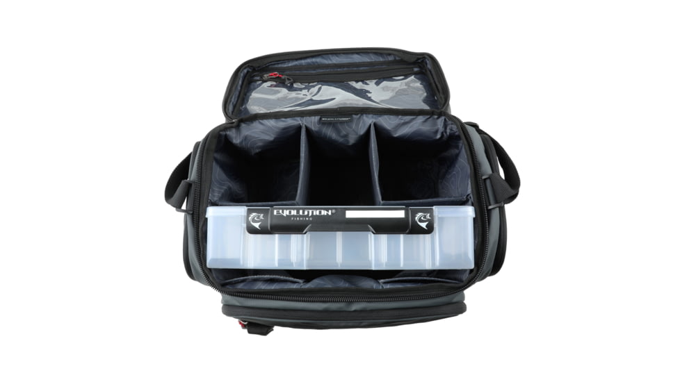 Evolution Outdoor Largemouth 3.0 3700 Tackle Bag, Grey, Large, 34036-EV
