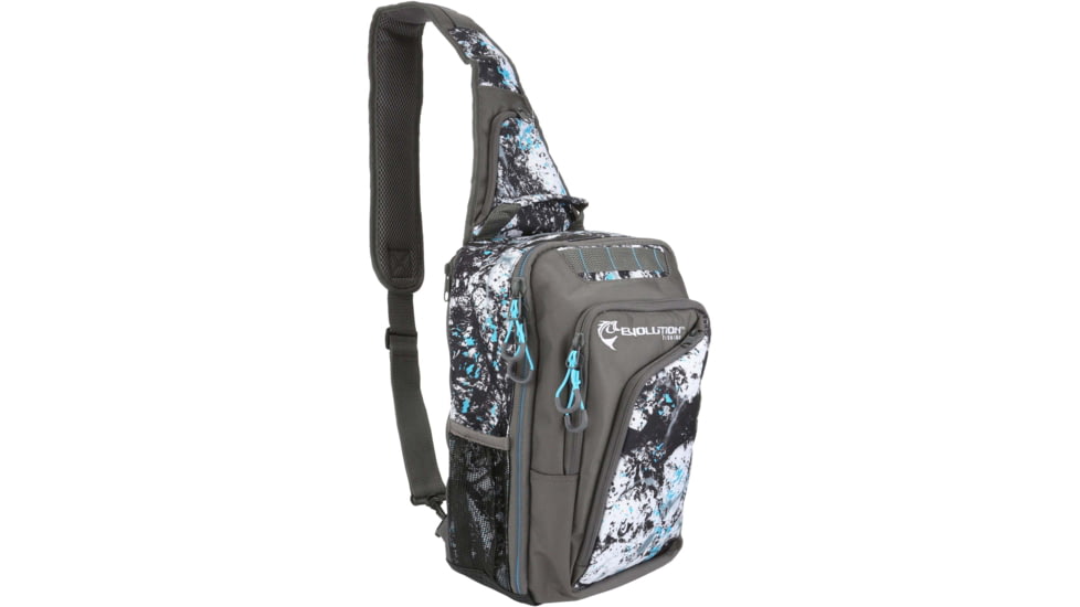 Evolution Outdoor Largemouth 3600 Sling Pack, Includes 1 Tray, Quartz Blue, 34024-EV