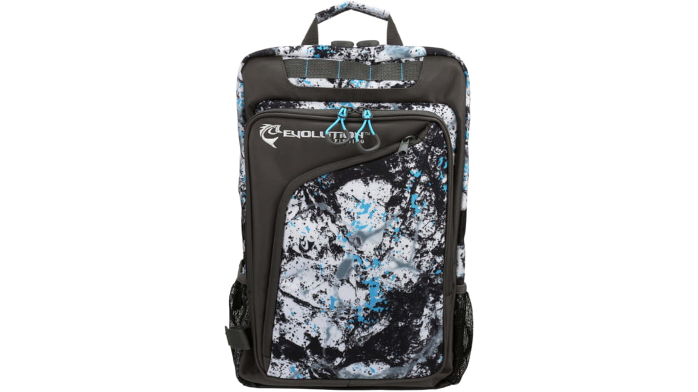 Evolution Outdoor Largemouth 3700 Tackle Backpack, Includes 2 Trays, Quartz Blue, 34023-EV