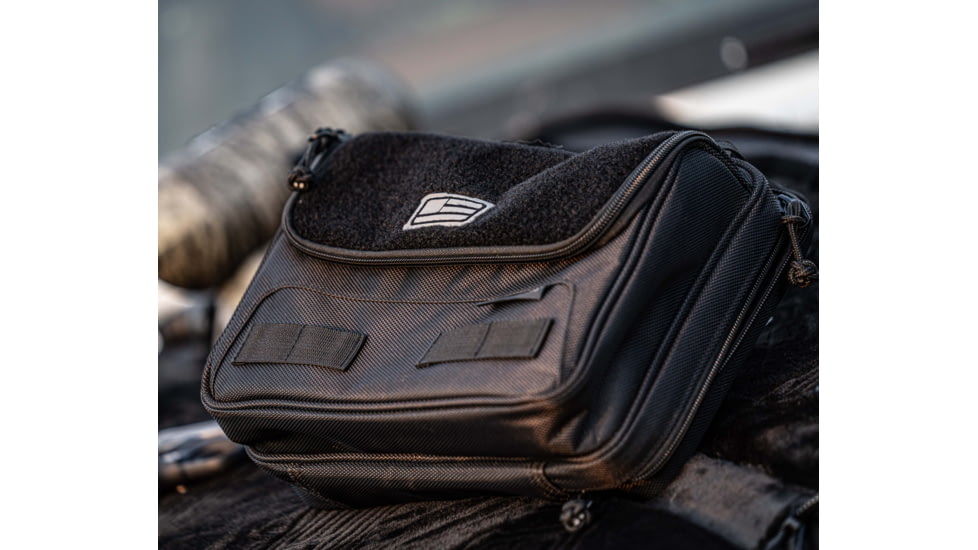 Evolution Outdoor Tactical Double Pistol Soft Case - 1680D Tactical Series, Black, 51283-EV