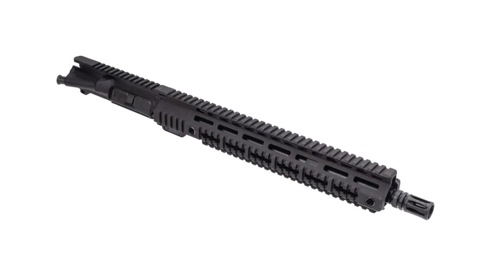 Evolve Weapons Systems Assembled Upper Receiver, 14.5in Mid Length Gas System, Quad Rail, Black, EWS-UAQ-14M-BLK
