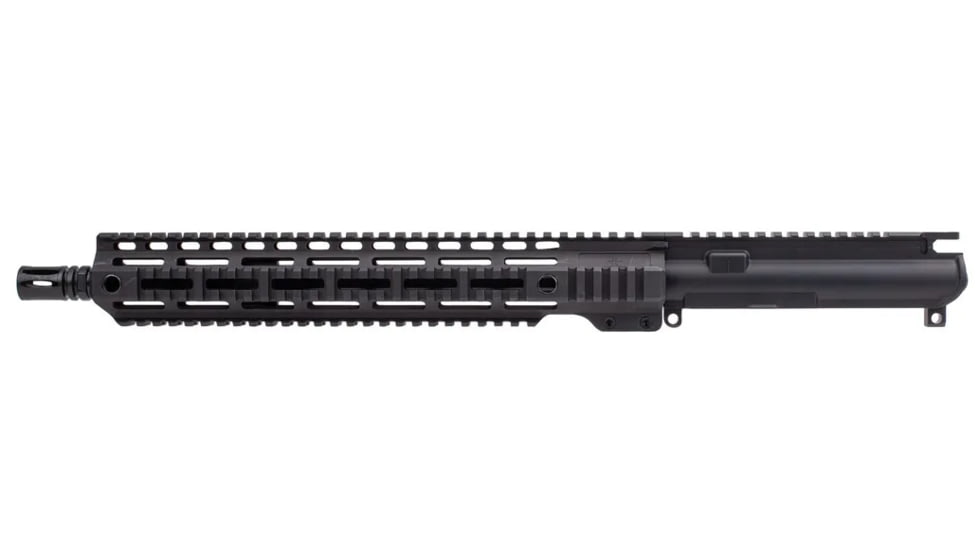 Evolve Weapons Systems Assembled Upper Receiver, 14.5in Mid Length Gas System, Quad Rail, Black, EWS-UAQ-14M-BLK