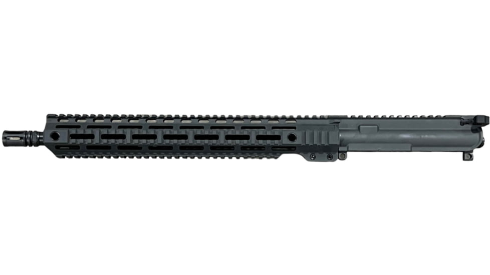Evolve Weapons Systems Complete Upper Receiver, 16in Mid Length Gas System, Quad Rail, Black, EWS-UCQ-16M-BLK