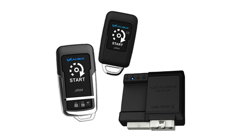 Rescue Tape 433MHz 1+1 /1-Button Remote Start - Linkr Ready, Black RS270