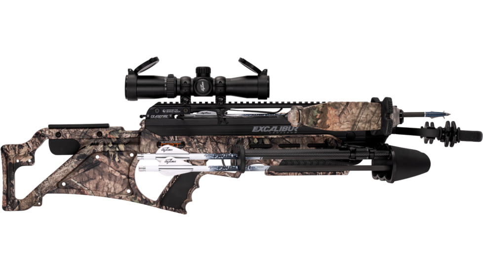 Excalibur Crossbow Suppressor CRT Crossbow, 180lb, 370fps, Mossy Oak Break-Up Country, E16422