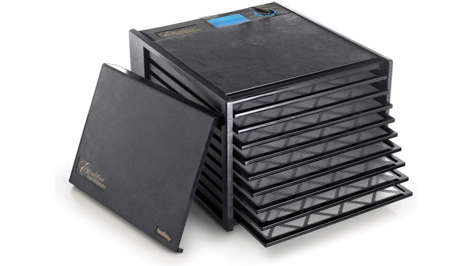 Excalibur Model 2900ECB 9-Tray Dehydrator, 15 Sq/Ft. Drying Space, Black, 2900ECB