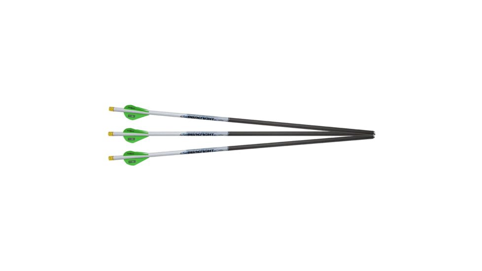Excalibur ProFlight Illuminated Crossbow Bolts 1201320, Black/White, 22EXP16IL-3