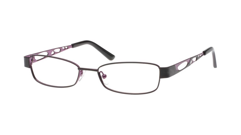 Exces 3071 Eyewear Frame, 690 Matte Black-Purple