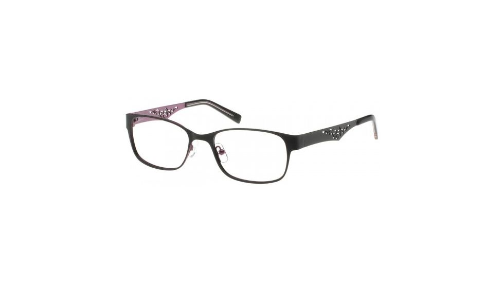 Exces 3099 Eyeglasses - Black-Wine Frame w/ Clear Lenses,Size 51-17-140 3099-201