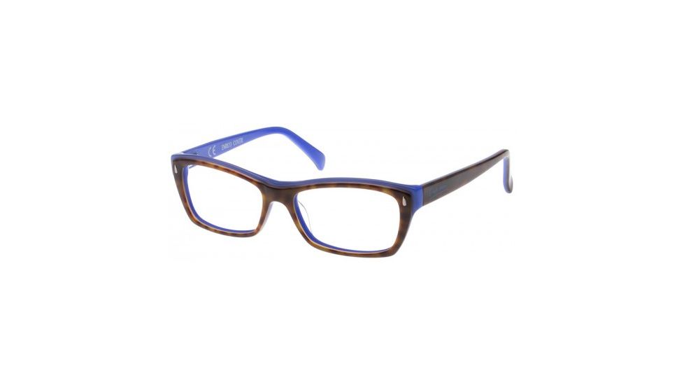 Exces 3102 Eyeglasses - Demi Amber-Blue Frame w/ Clear Lenses,Size 53-16-135 3102-142
