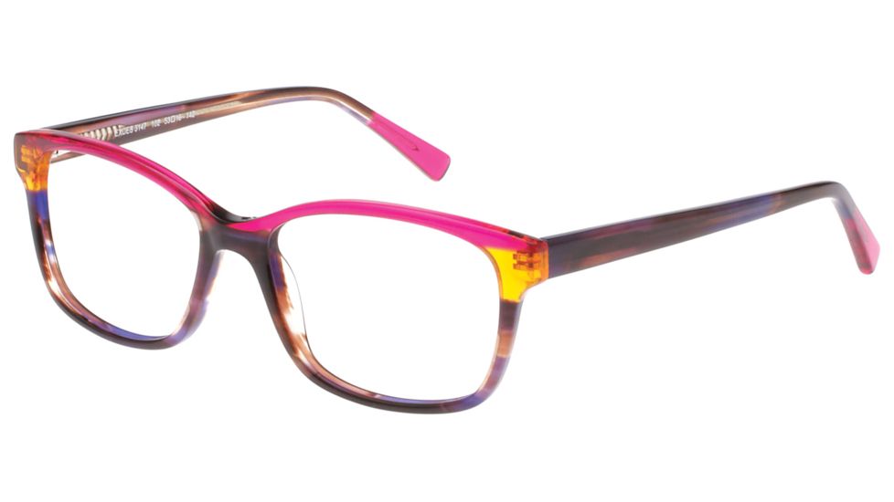 Exces 3147 Eyeglasses, Women's, Magenta-Cognac-Violet, 53-16-142, EX3147102