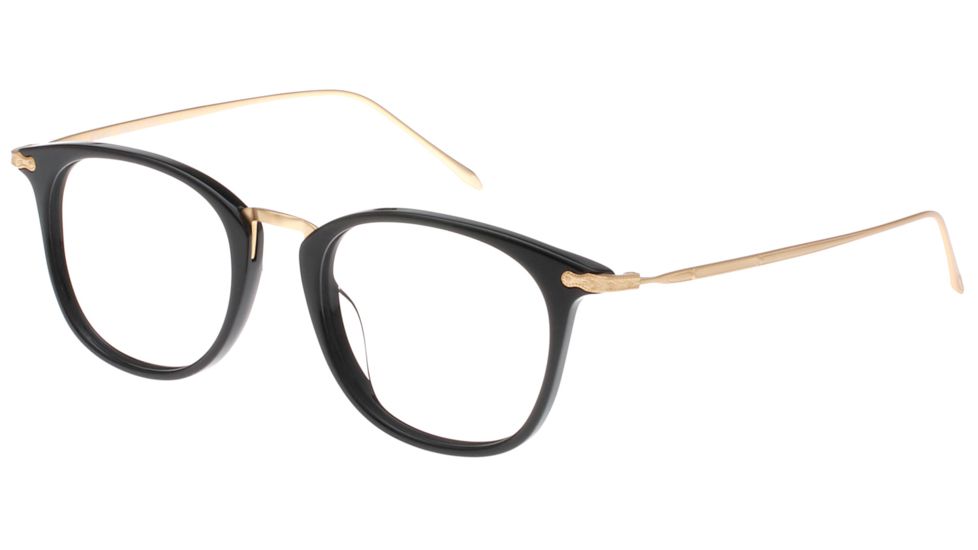 Exces Slim Fit 10 Eyeglasses, Mens, Black, 49-21-145, SF10501