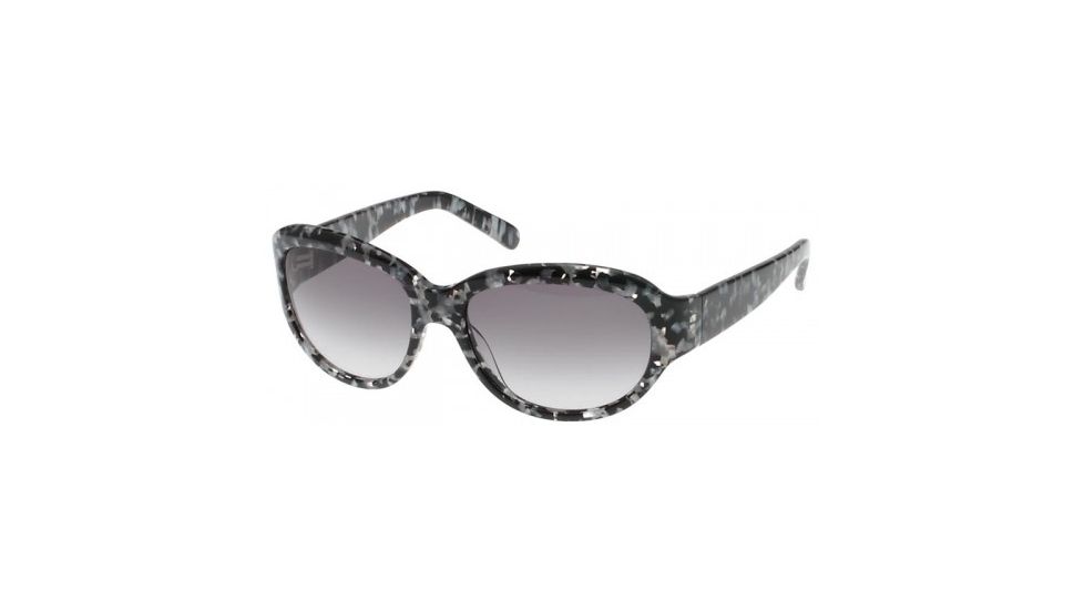 Exces Opal Eyeglasses - Black Marble Frame w/ Clear Lenses,Size 55-16-130 Opal-580