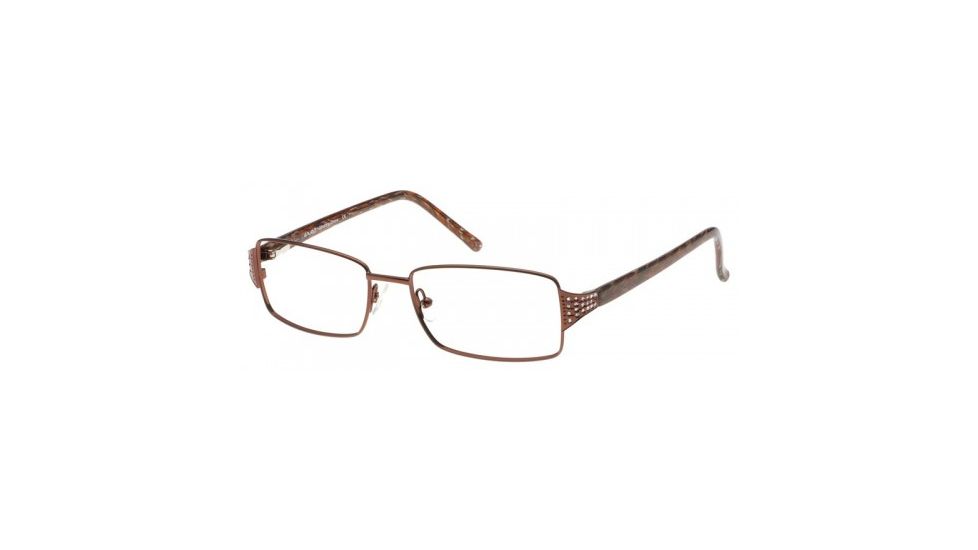 Exces Princess 119 Single Vision Prescription Eyeglasses, Brown Frame, EXP119343SV