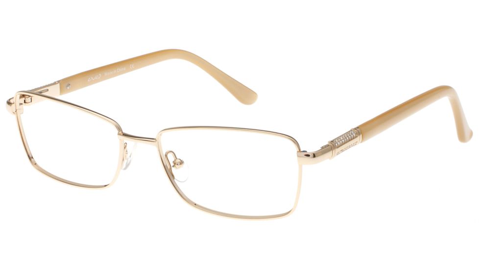 Exces Princess 129 Progressive Prescription Eyeglasses, Gold Apricot Frame, EXP129129PR