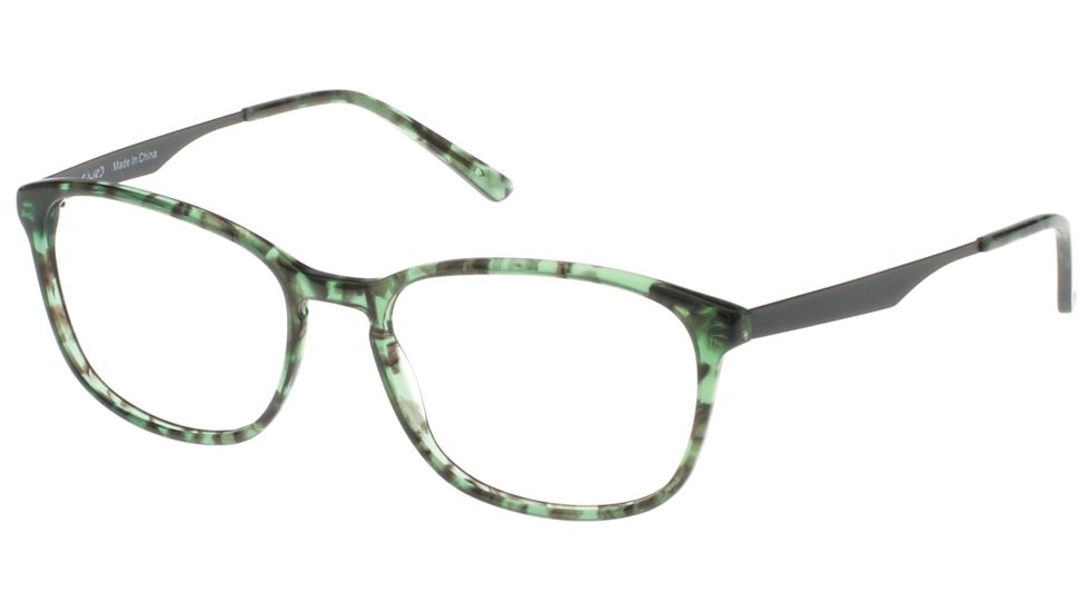 Exces SlimFit 1 Bifocal Prescription Eyeglasses, Green/Tortoise Frame, SF1201BI