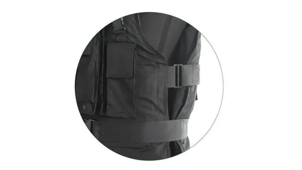 ExecDefense USA Bullet-Resistant Flotation Vest, III-A Level, Black, Universal, E-FLT01