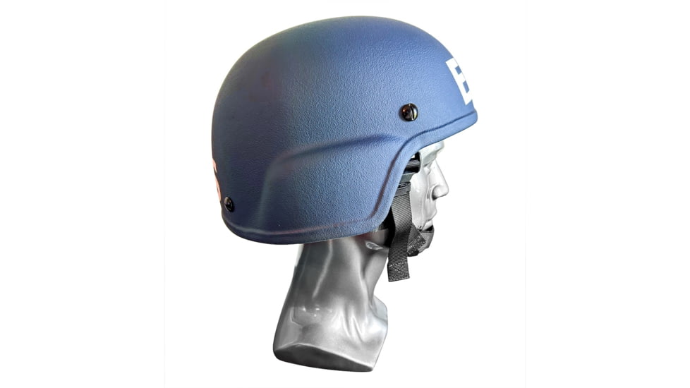 ExecDefense USA EMS / EMT Ballistic Helmet MICH, III-A, Navy Blue, L, E-EBH-L