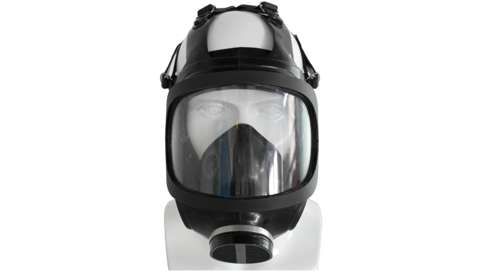 ExecDefense USA FreshTac Gas Mask, Black, Universal Size, ED-FX027