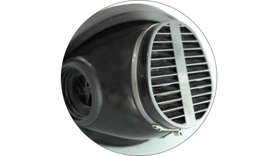 ExecDefense USA FreshTac Gas Mask, Black, Universal Size, ED-FX027