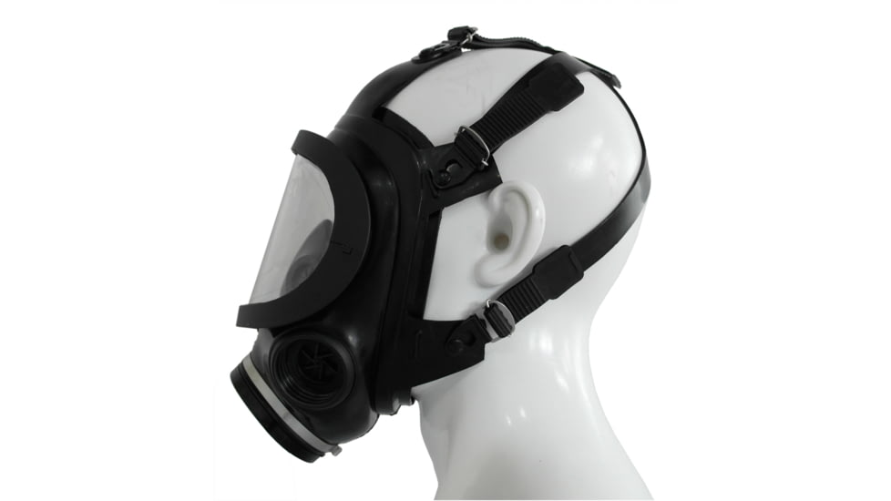 ExecDefense USA FreshTac Gas Mask, Black, Universal Size, ED-FX027