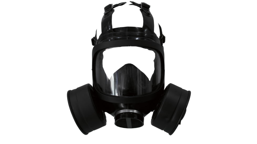ExecDefense USA FreshTac Gas Mask, Black, Universal Size, ED-FX027