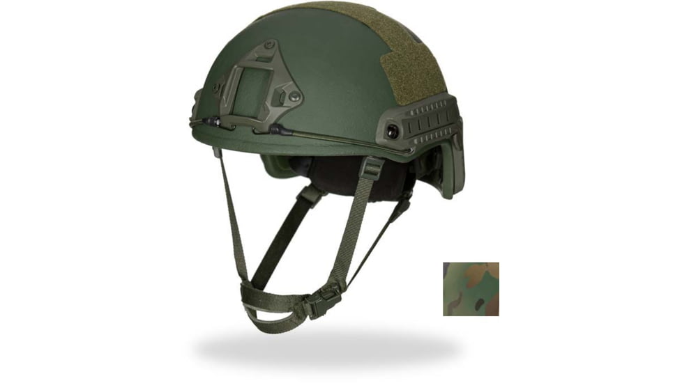 ExecDefense USA High-Cut Ballistic Helmet, Multicam, Large/Extra Large, HC-MC01-LXL