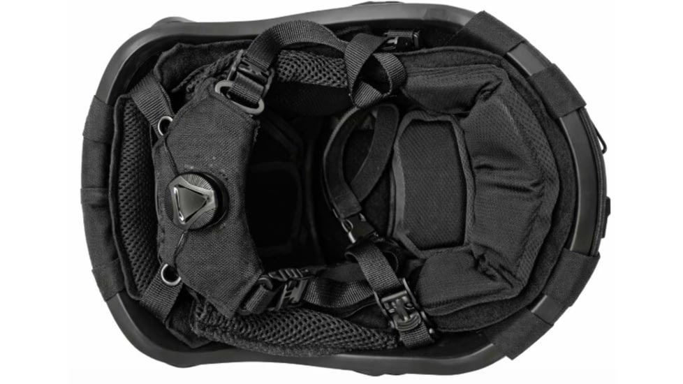 ExecDefense USA High-Cut Level III A Ballistic Helmet, Black, Medium, EXH-09708-BM