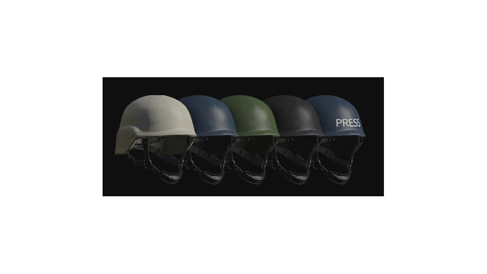 ExecDefense USA PRESS Ballistic Helmet PASGT, III-A, Navy Blue, L, E-EPBH-L