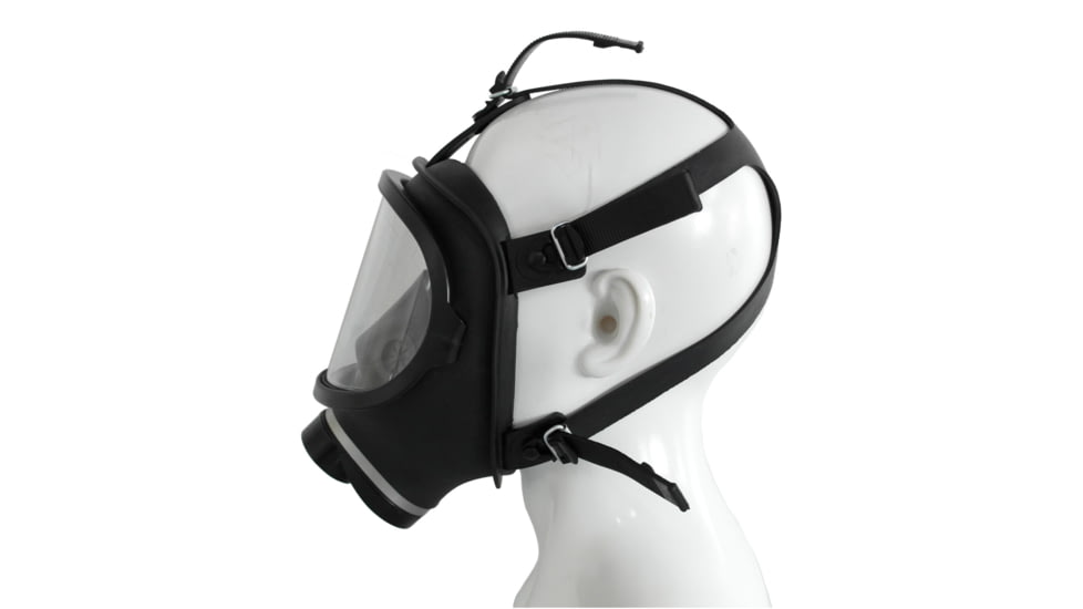 ExecDefense USA PROTEC-X Gas Mask, Black, Universal Size, ED-GX027