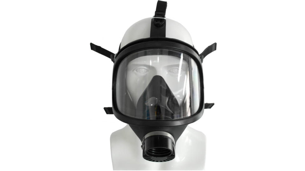 ExecDefense USA PROTEC-X Gas Mask, Black, Universal Size, ED-GX027