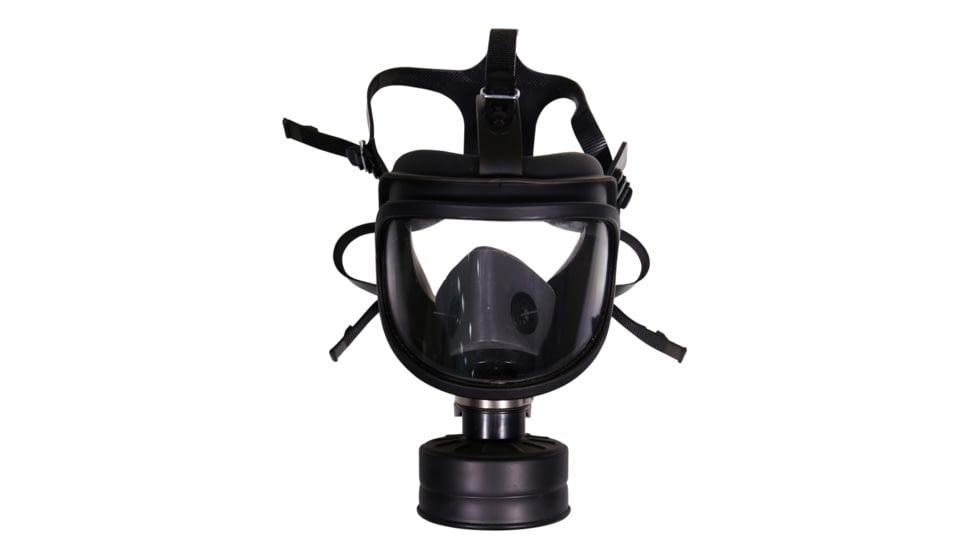 ExecDefense USA PROTEC-X Gas Mask, Black, Universal Size, ED-GX027
