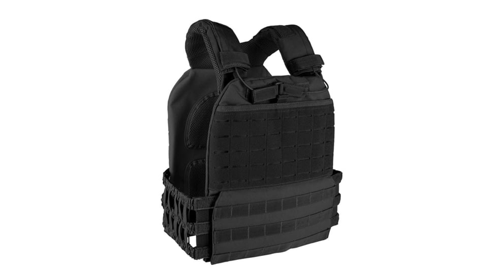 ExecDefense USA Quick Release Plate Carrier, Black, M, PC-FPC-01-M