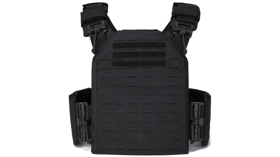 ExecDefense USA Quick Release Plate Carrier, Black, M, PC-FPC-01-M