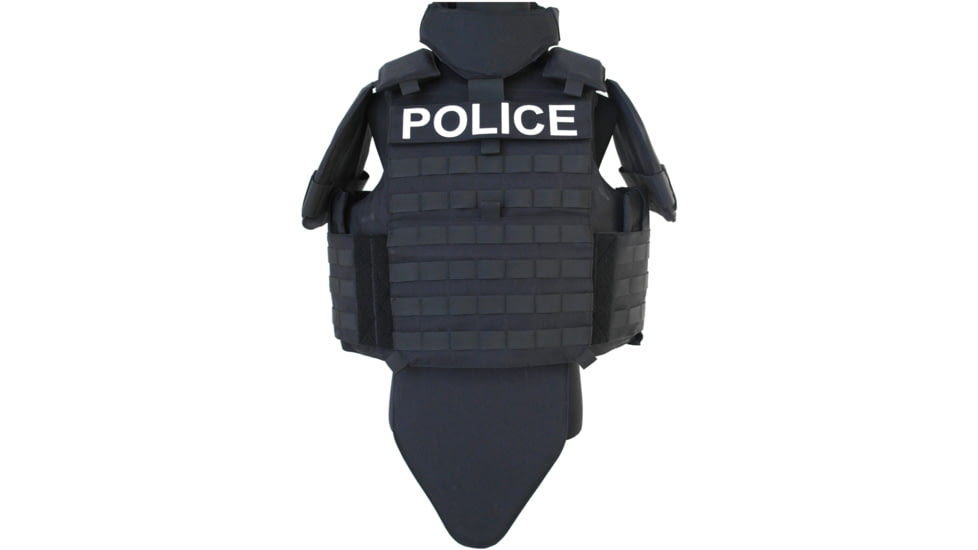 ExecDefense USA 360 Full Tactical Bulletproof Vest, Level III A, Black, Large, ED-TX229-L