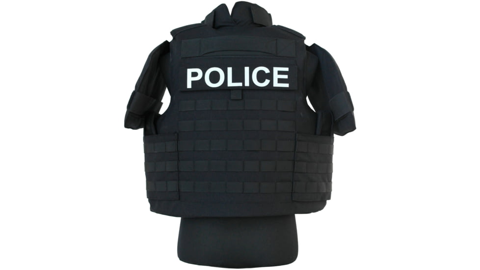 ExecDefense USA 360 Full Tactical Bulletproof Vest, Level III A, Black, Large, ED-TX229-L