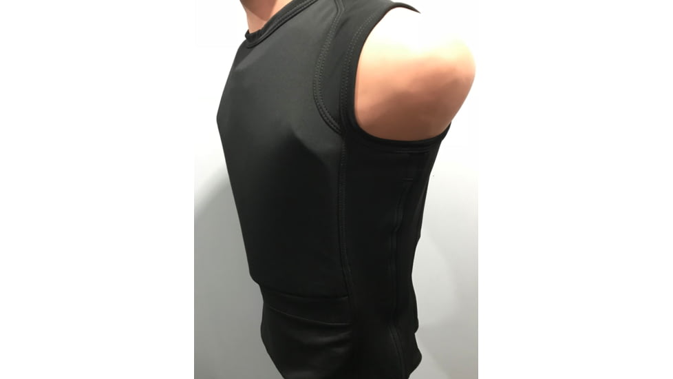 ExecDefense USA Bulletproof T-Shirt, Level III A, Black, Small, ED-PTS01-BS