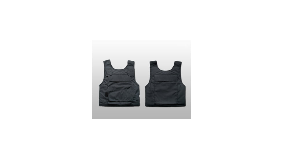 ExecDefense USA External Bulletproof Vest, Black, Large, EXV-092-L