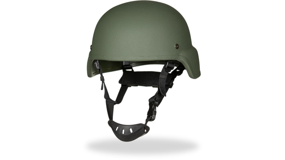 ExecDefense USA MICH ACH Ballistic Helmet, Green, Small, EH-0881-GS