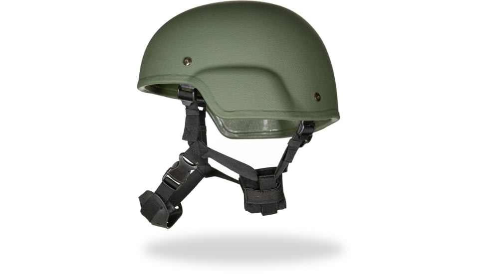 ExecDefense USA MICH ACH Ballistic Helmet, Green, Small, EH-0881-GS