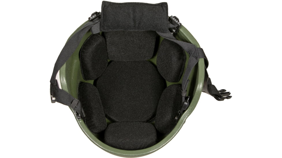 ExecDefense USA MICH ACH Ballistic Helmet, Green, Small, EH-0881-GS
