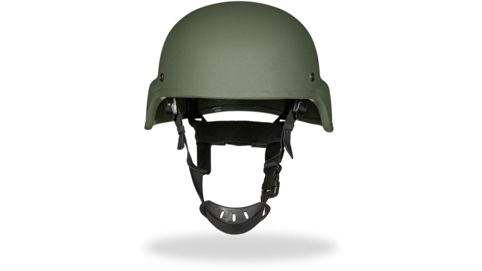 ExecDefense USA MICH ACH Ballistic Helmet, Green, Small, EH-0881-GS