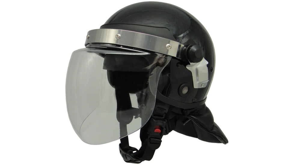 ExecDefense USA Mini-Bubble Riot Helmet, Black, Universal Size, EDX-MBR09