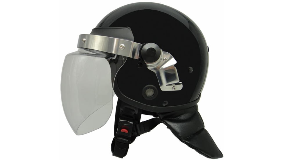 ExecDefense USA Mini-Bubble Riot Helmet, Black, Universal Size, EDX-MBR09