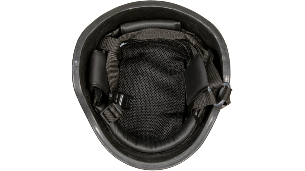 ExecDefense USA PASGT Level III A Ballistic Helmet, Black, Large, EXH-0072-BL