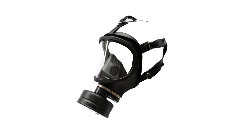 ExecDefense USA PROTEC-X Gas Mask, Black, Universal Size, ED-GX027